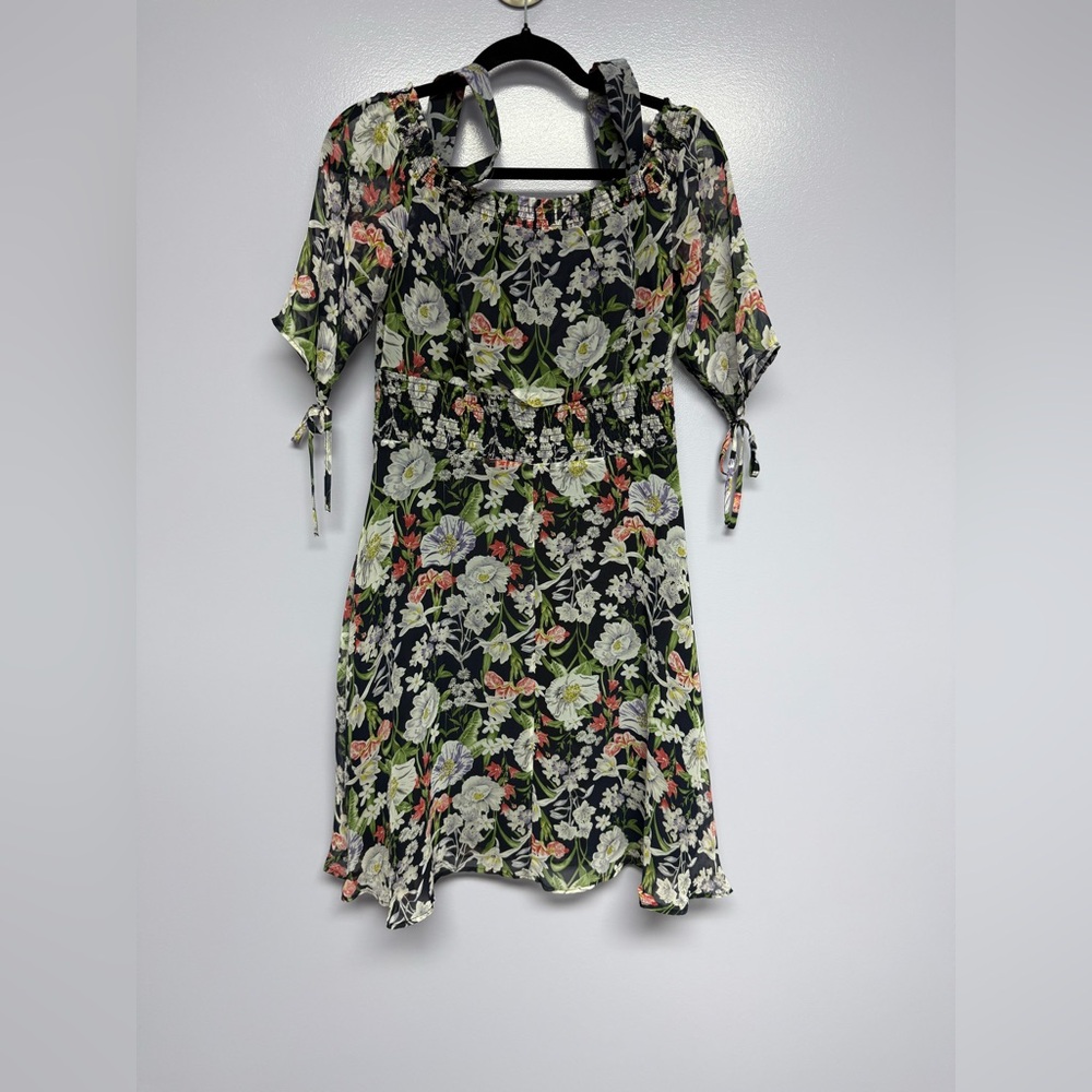 NWT Sam Edelman Floral Off-Shoulder w/removable straps Dress 10 - Picture 6 of 15